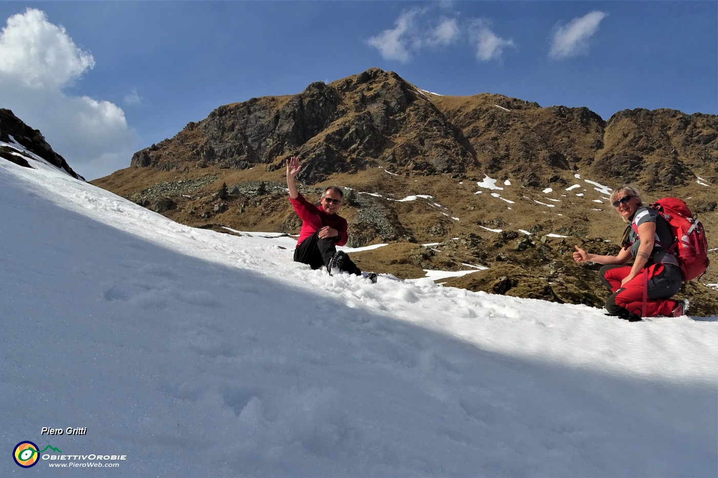 51 La nostra prima volta in questo bel posto innevato lontano dai sentieri classici.JPG